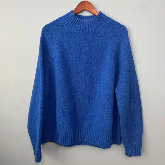 Old Navy Mock Neck Alpine Sweater in Catalyst Blue. Women’s XL TALL - Picture 2 of 11